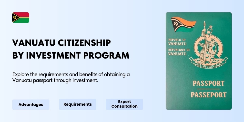 Minimum Investment for Vanuatu Citizenship by Investment
